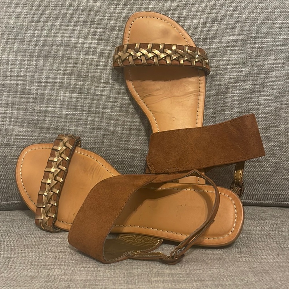 Cute brown sandals